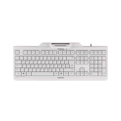 CHERRY klávesnice se čtečkou karet KC 1000 SC-Z, USB, EU, světle šedá