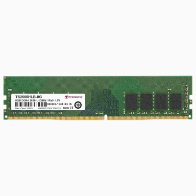 TRANSCEND DIMM DDR4 8GB 2666MHz 1Rx8 1Gx8 CL19 1.2V