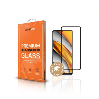 RhinoTech Tvrzené ochranné 2.5D sklo pro Xiaomi Poco F3 (Full Glue)