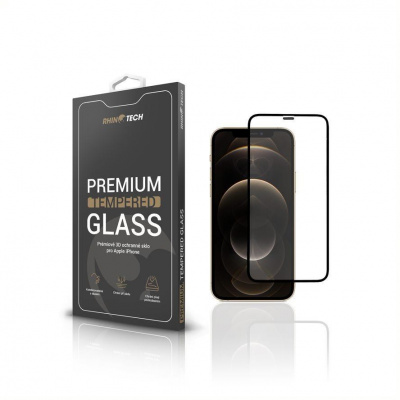 RhinoTech Tvrzené ochranné 3D sklo pro Apple iPhone 12 Pro Max 6.7''