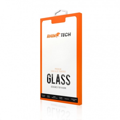 RhinoTech 2 Tvrzené ochranné 2.5D sklo pro Xiaomi Redmi Note 8T (Edge Glue) Black