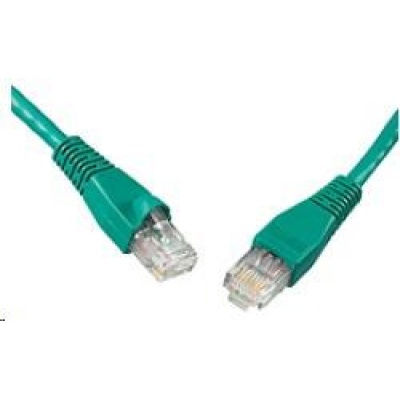 Solarix Patch kabel CAT6 UTP PVC 1m zelený snag-proof C6-114GR-1MB